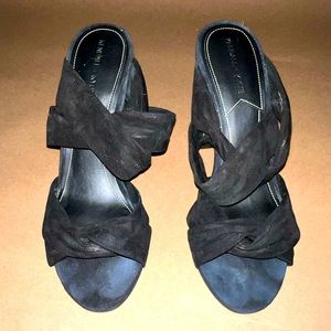 KENDALL & KYLIE Remy black suede heels